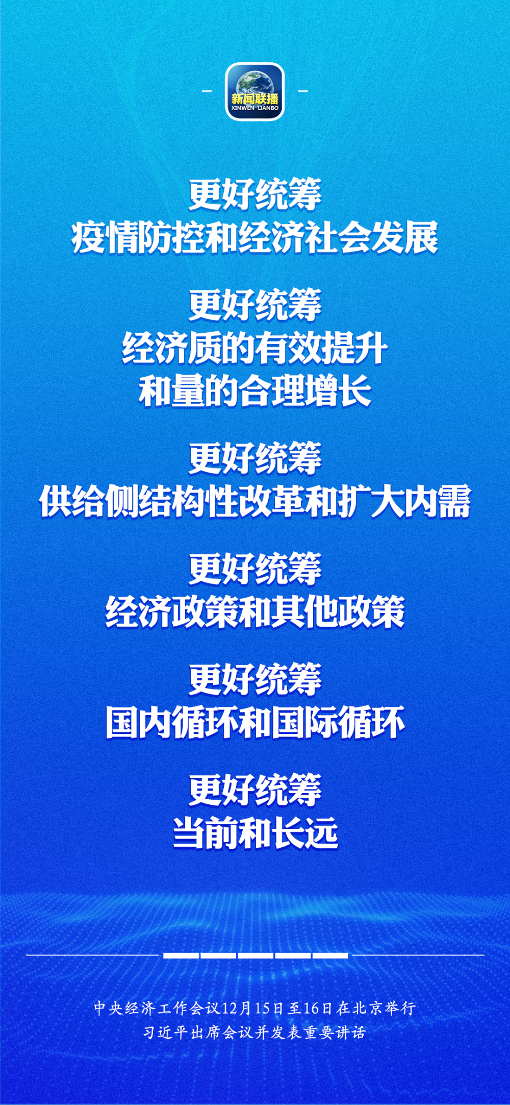 中央定調明年工作重點，推動高質量發(fā)展，實現(xiàn)全面現(xiàn)代化，中央定調，推動高質量發(fā)展，邁向全面現(xiàn)代化新征程